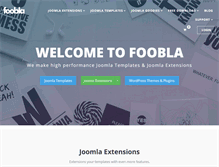 Tablet Screenshot of foobla.com
